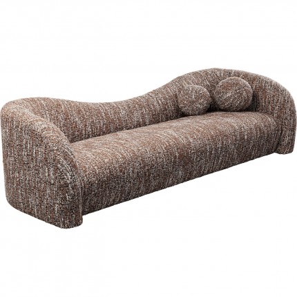 Sofa Livia Melange 3-Zits bruin Kare Design