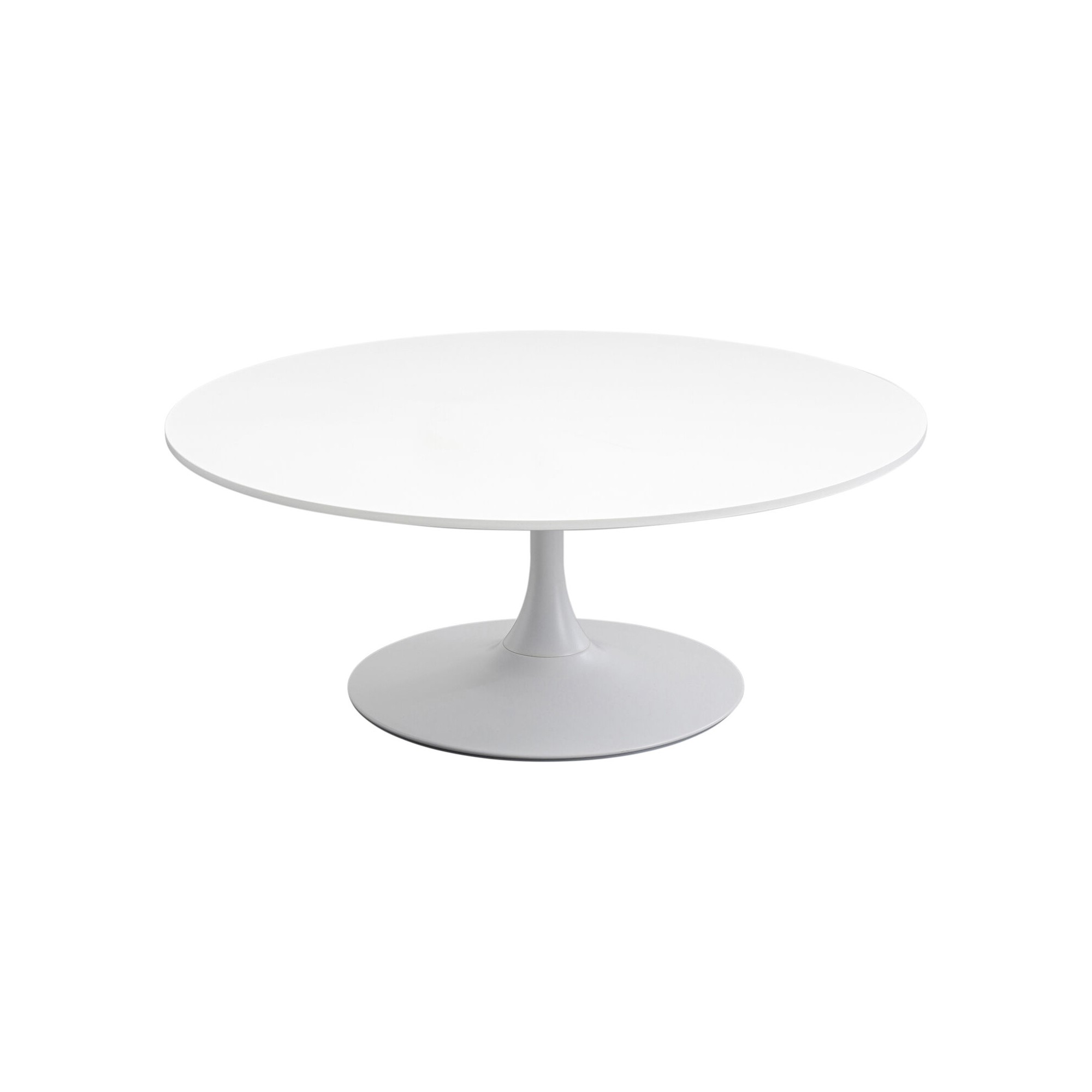 Table basse Schickeria blanc Ø110cm