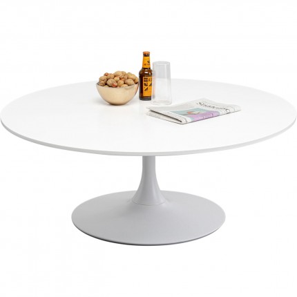 Salontafel Schickeria wit Ø110cm Kare Design