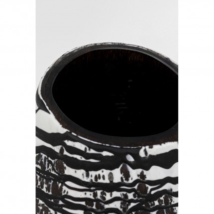 Vase Volante black 27cm Kare Design