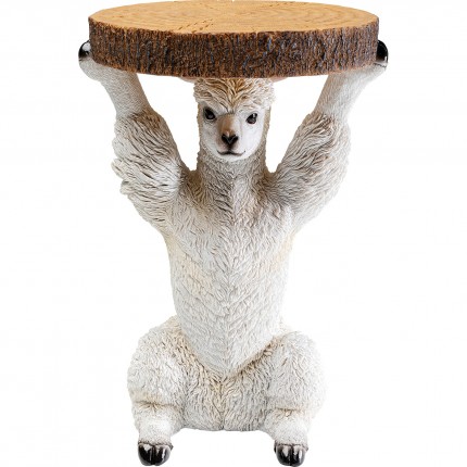 Side table Animal white alpaca Kare Design