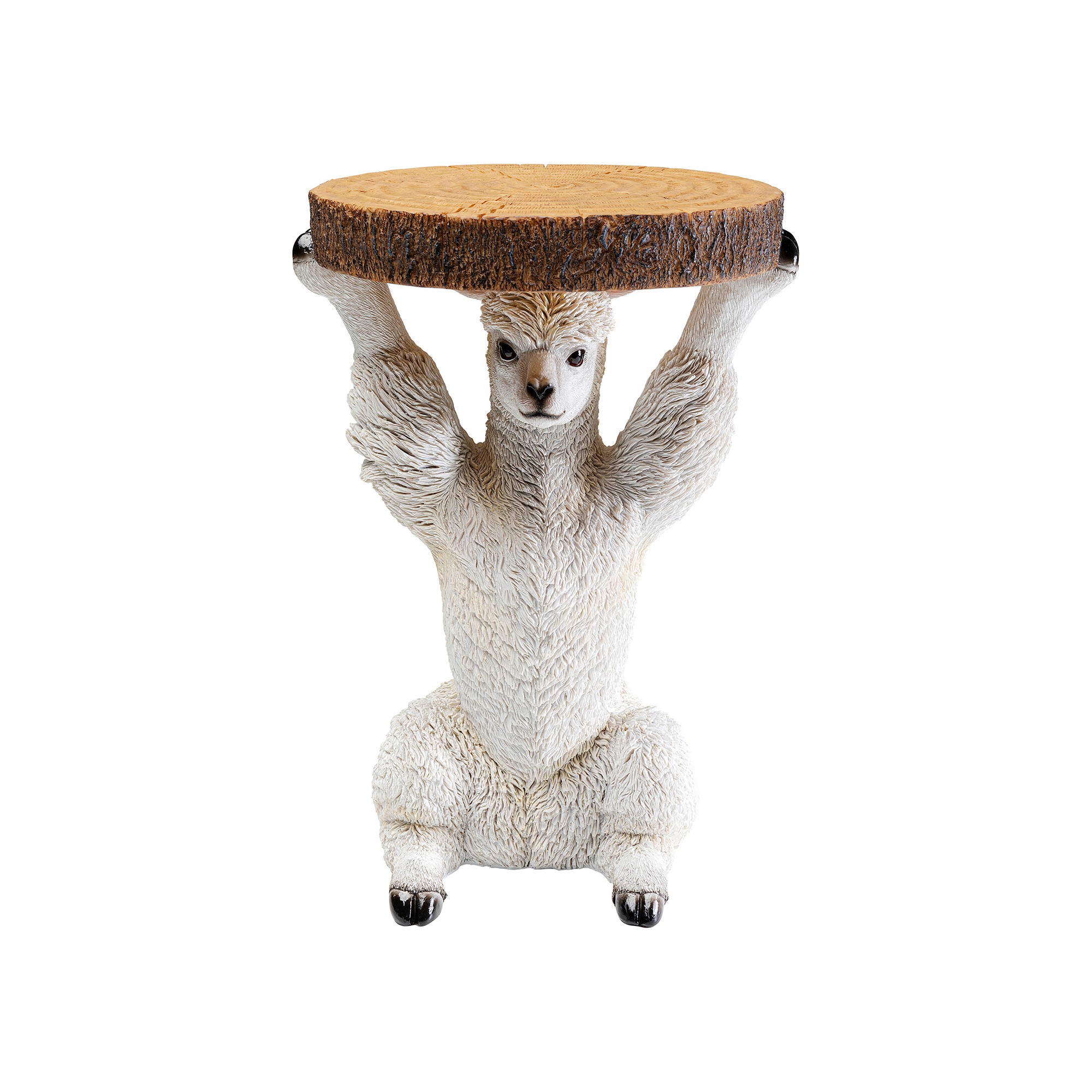 Side table Animal white alpaca Kare Design