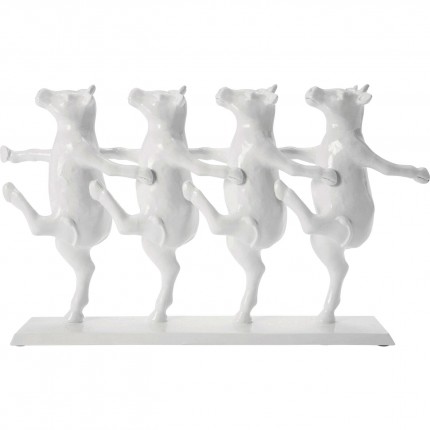 Deco dancing cows white Kare Design