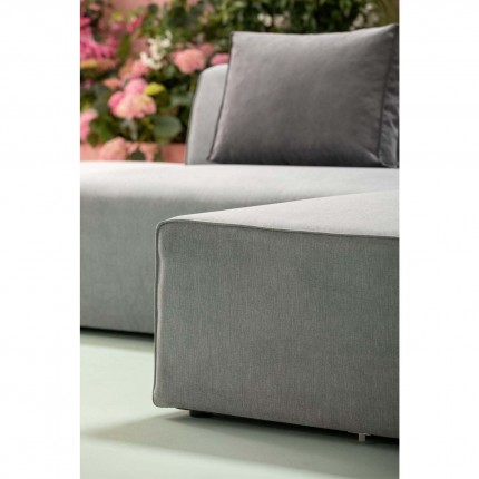 Sofa Infinity Ottomane Grey Right Kare Design