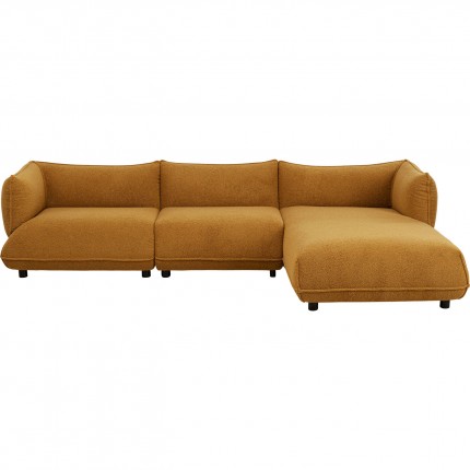 Corner Sofa Gigi right brown Kare Design