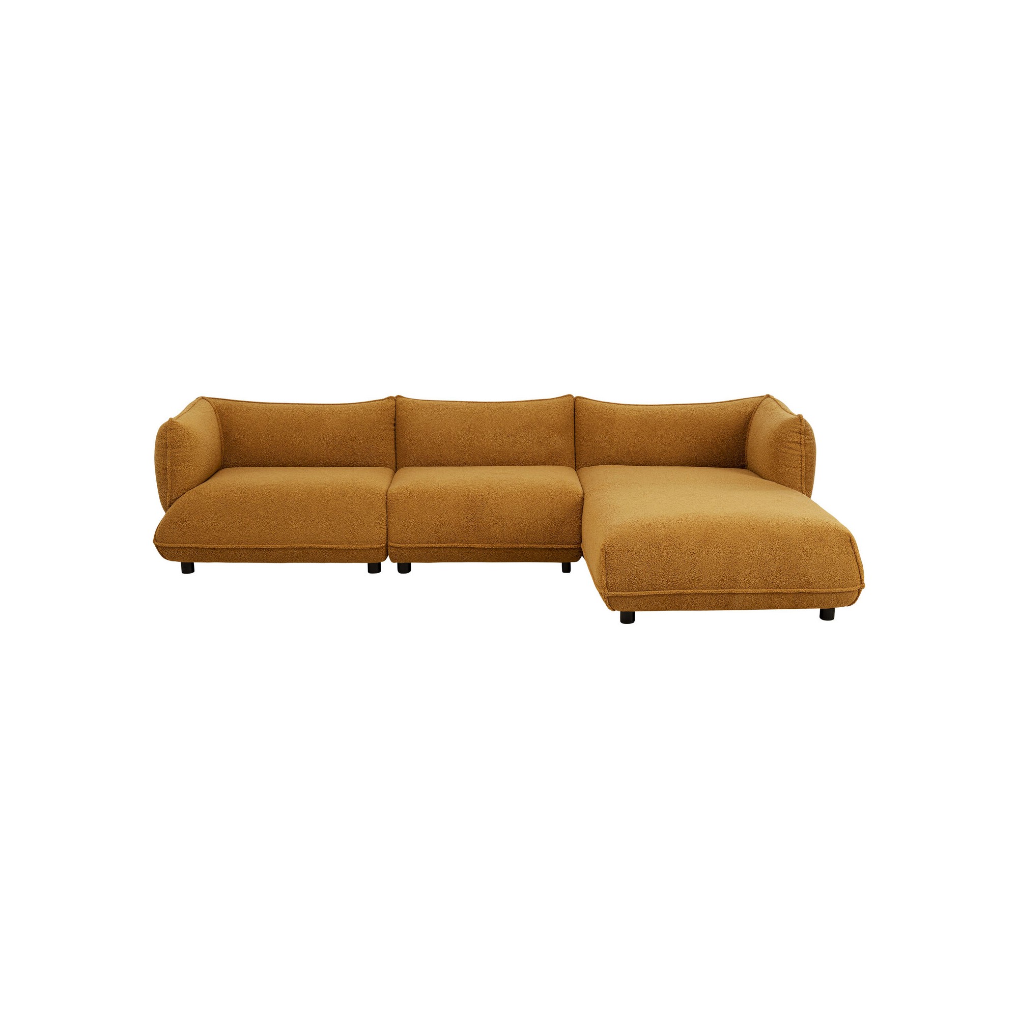 Corner Sofa Gigi right brown Kare Design