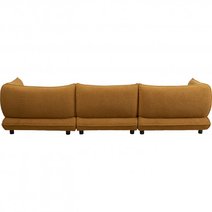 Corner Sofa Gigi right brown Kare Design