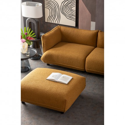 Corner Sofa Gigi right brown Kare Design