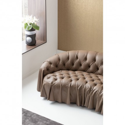 Sofa Drapes 3-Zits bruin Kare Design