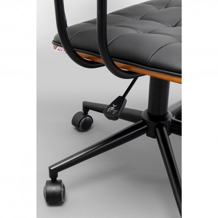 Swivel Office Chair Nelly black Kare Design