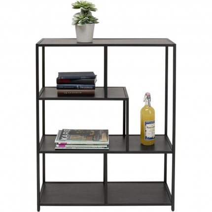 Bookshelf Loftie zwart 100x77cm Kare Design