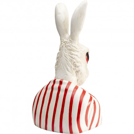 Box rabbit white and red Kare Design