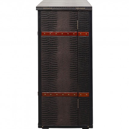 Bar suitcase Globetrotter croco 114cm Kare Design