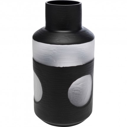 Vase Shadow black and white 44cm Kare Design