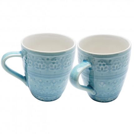 Mugs Sicilia Blue (2/Set) Kare Design