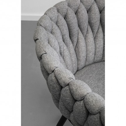 Chair with armrests Dean grey Kare Design