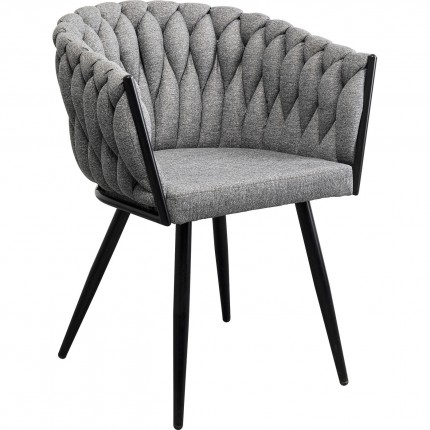 Chair with armrests Dean grey Kare Design