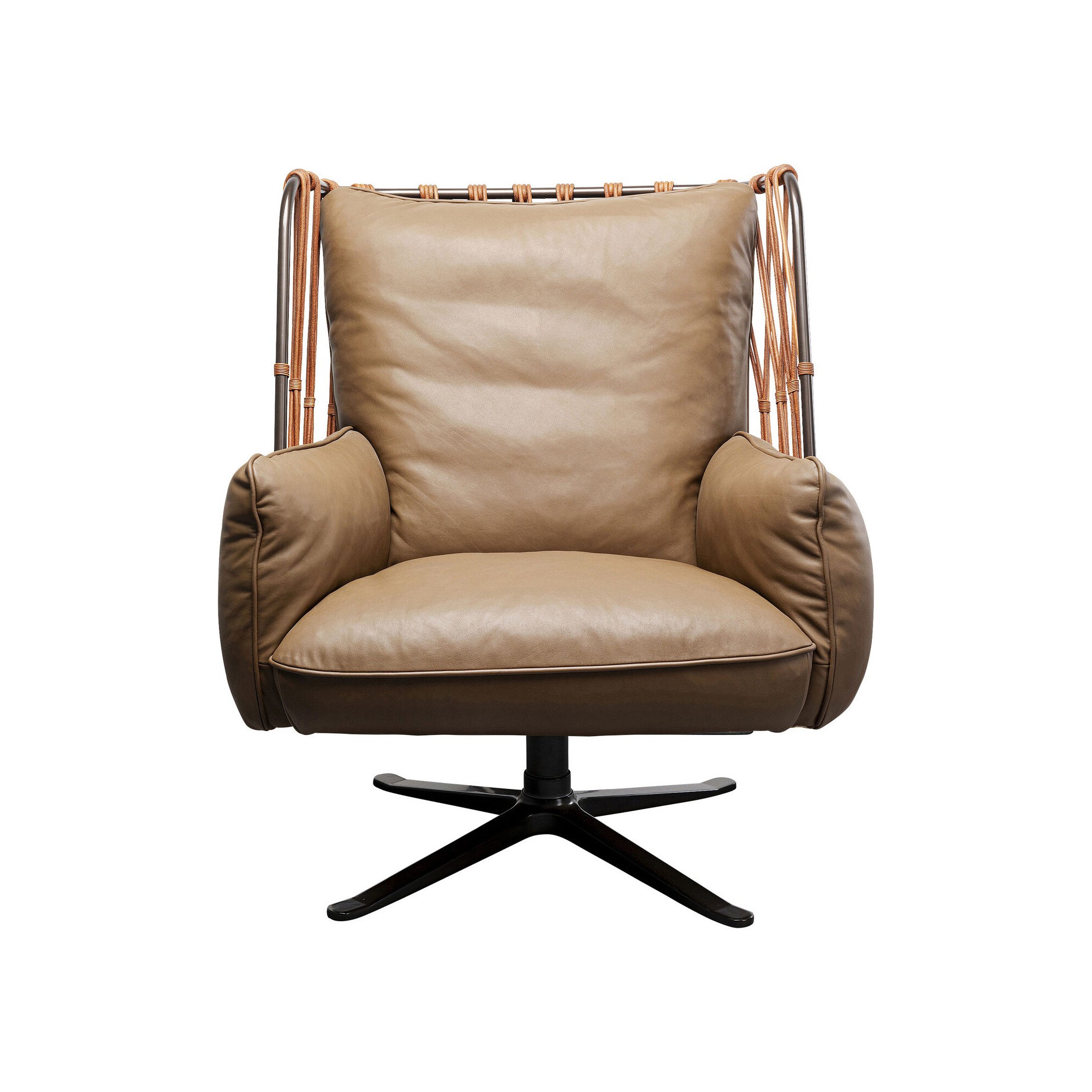 Fauteuil pivotant Paradiso marron