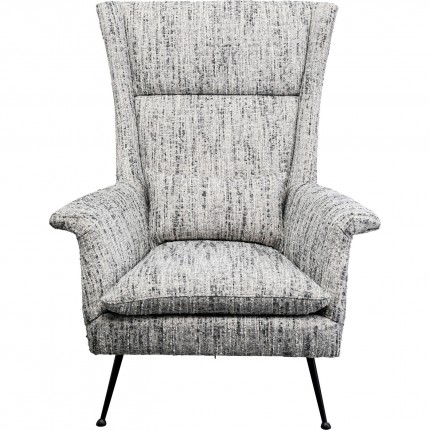 Armchair Vegas Forever Melange grey Kare Design