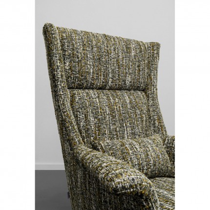 Armchair Vegas Forever Melange green Kare Design