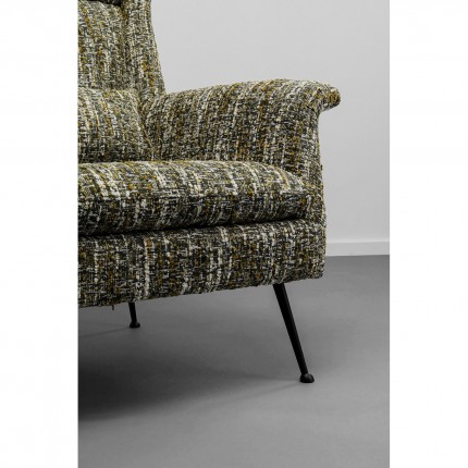 Armchair Vegas Forever Melange green Kare Design