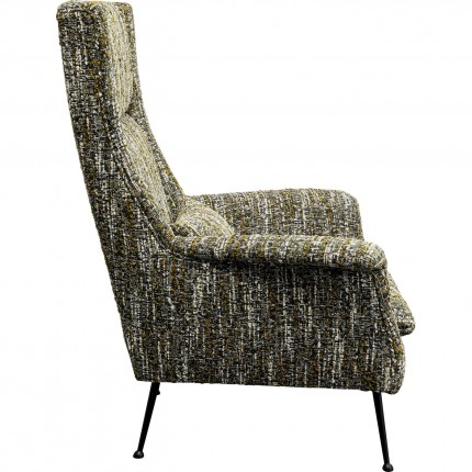 Fauteuil Vegas Forever Melange groen Kare Design