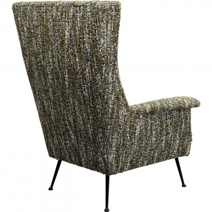 Armchair Vegas Forever Melange green Kare Design