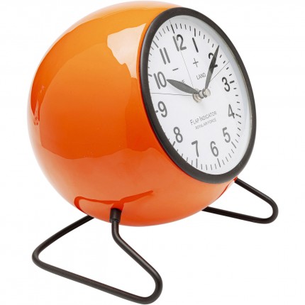 Table Clock Mio orange Kare Design