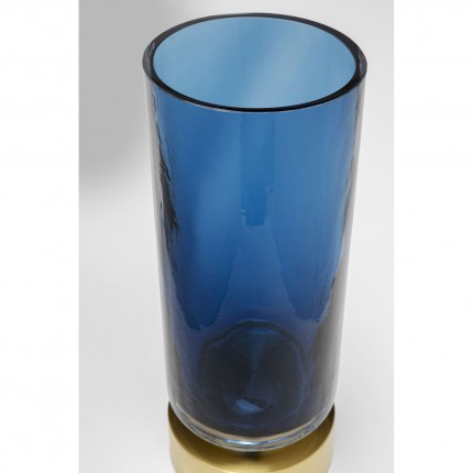 Vase Lumi blue 32cm Kare Design