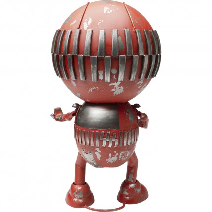 Decoratie robot Karl rood 59cm Kare Design