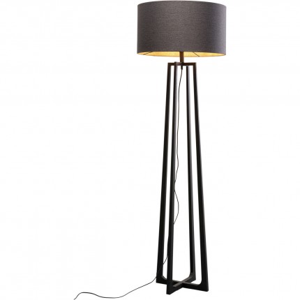 Vloerlamp Timon 160cm zwart Kare Design