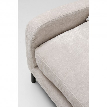 Sofa Lullaby 3-Zits fluweel creme Kare Design