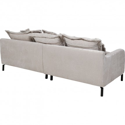 Sofa Lullaby 3-Zits fluweel creme Kare Design