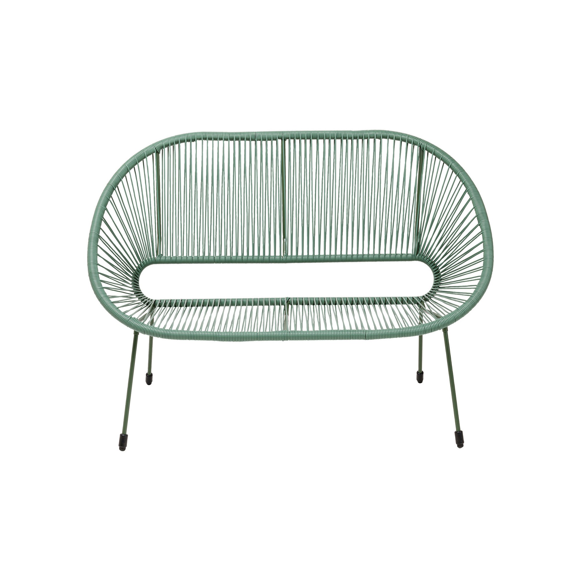 Outdoor Bench Acapulco Mono green Kare Design