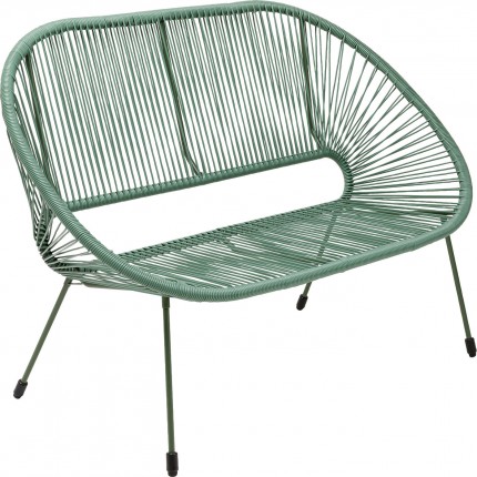 Outdoor Bench Acapulco Mono green Kare Design