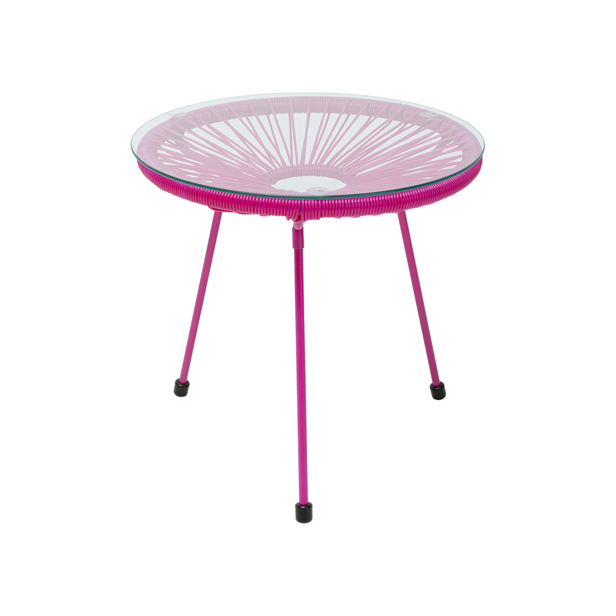 Tuin Bijzettafel Acapulco Mono roze Kare Design