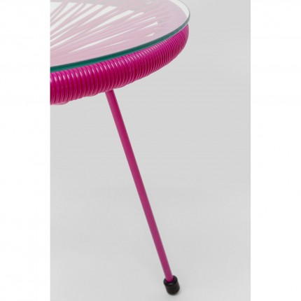 Outdoor Side Table Acapulco Mono pink Kare Design