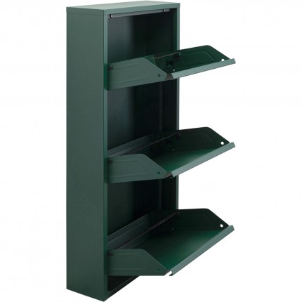 Shoe Container Caruso green 3 drawers Kare Design