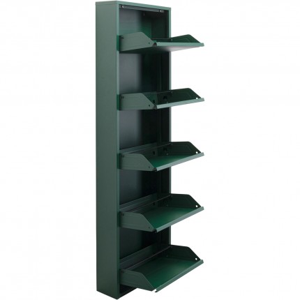 Shoe Container Caruso green 5 drawers Kare Design