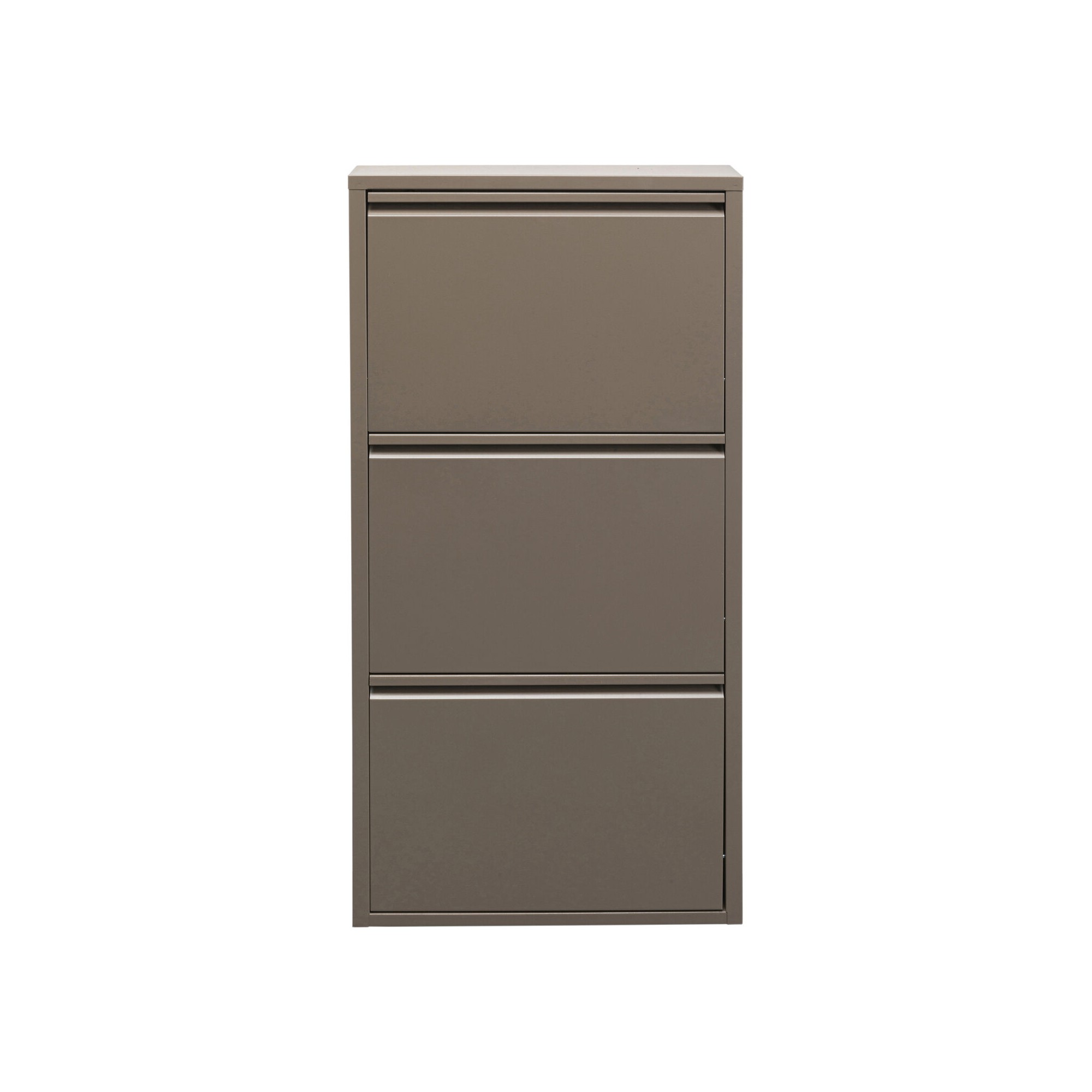 Schoenenkast Caruso taupe 3 laden Kare Design