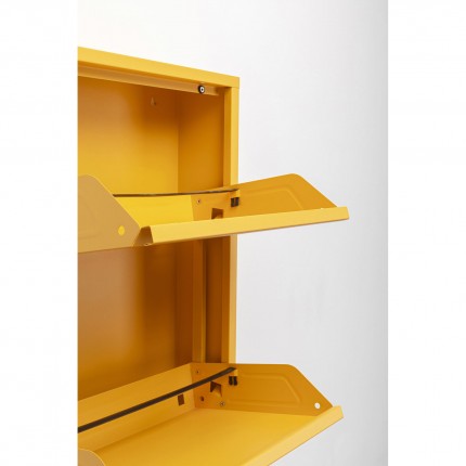 Shoe Container Caruso yellow 5 drawers Kare Design