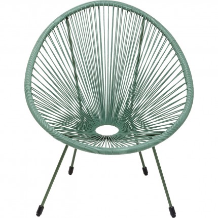 Outdoor Armchair Acapulco Mono green Kare Design