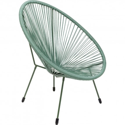 Outdoor Armchair Acapulco Mono green Kare Design