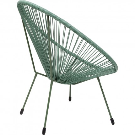 Outdoor Armchair Acapulco Mono green Kare Design