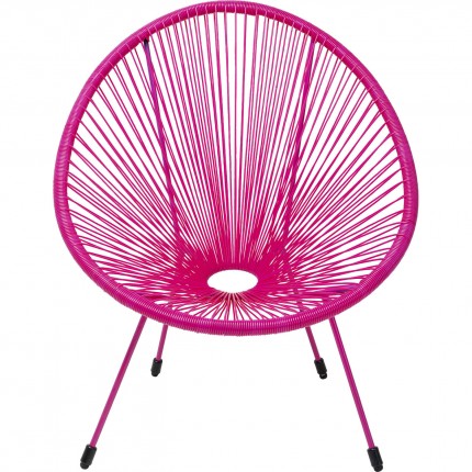 Tuinfauteuil Acapulco Mono roze Kare Design