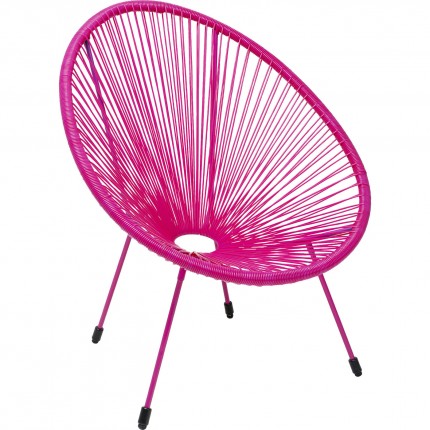 Tuinfauteuil Acapulco Mono roze Kare Design