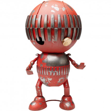 Deco robot Karl red 59cm Kare Design