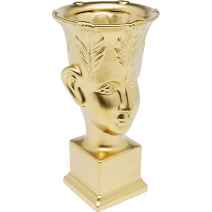 Vase Rosto gold 31cm Kare Design