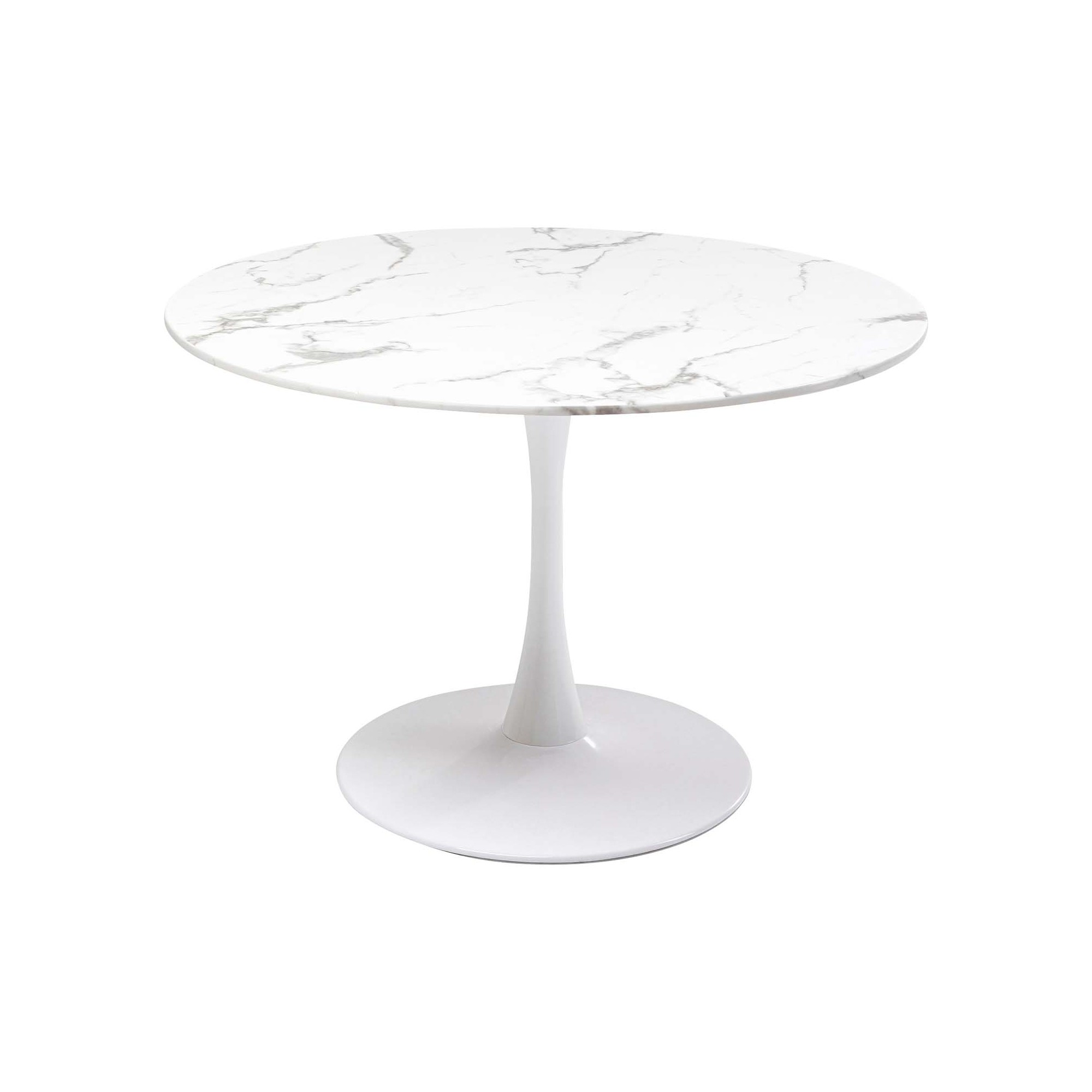 Table Veneto Ø110cm marble white Kare Design