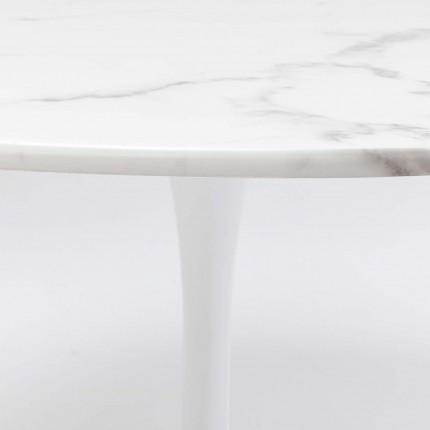 Table Veneto Ø110cm marble white Kare Design